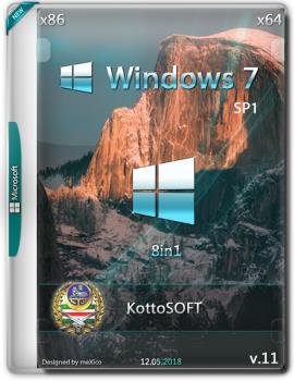 Windows 7 SP1 8 in 1 KottoSOFT (x86/x64) (Ru) [12/05/2018]