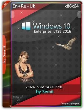 Windows 10 Enterprise LTSB 2016 by Semit [v19.0] (x64) (2019)