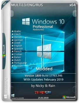 Windows 10 Pro x64 1809 Modded by Nicky & Rain