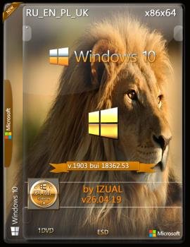 Windows 10 Version 1903 with Update [18362.53] 80in1 by izual (v26.04.19)