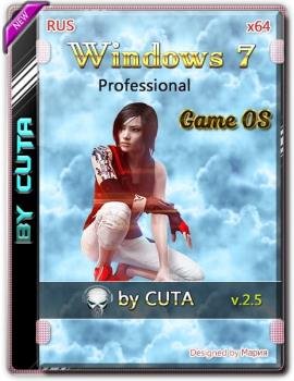 Windows 7 Professional SP1 Game OS 2.5 by CUTA x64