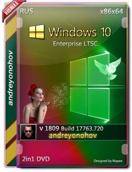 Windows 10 Enterprise LTSC 2019 17763.720 Version 1809 [2in1] DVD
