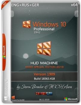 Windows 10 Pro x64 1909 HUD Machine Xmas Special Edition by SB & Aura