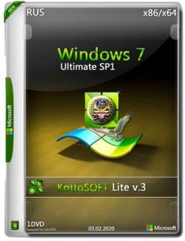 Windows 7 Ultimate SP1 Lite v.3 KottoSOFT (x86-x64)