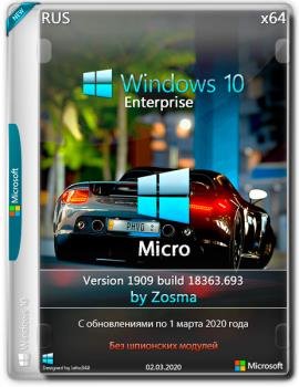 Windows 10 Enterprise x64    1909 build 18363.693 by Zosma