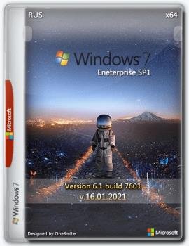 Windows 7 Enterprise SP1 x64 Русская версия by OneSmiLe