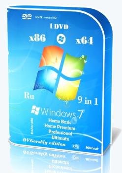 Windows 7 SP1 x86/x64 Ru 9 in 1 Update 01.2022 by OVGorskiy 1DVD