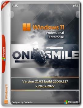 Windows 11 21H2 x64 Rus by OneSmiLe [22000.527]